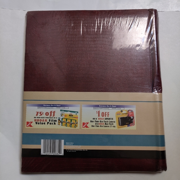 New Alexander Scott Vintage 1998 Deluxe Magnetic Photo Album Faux Leather - Picture 2 of 5